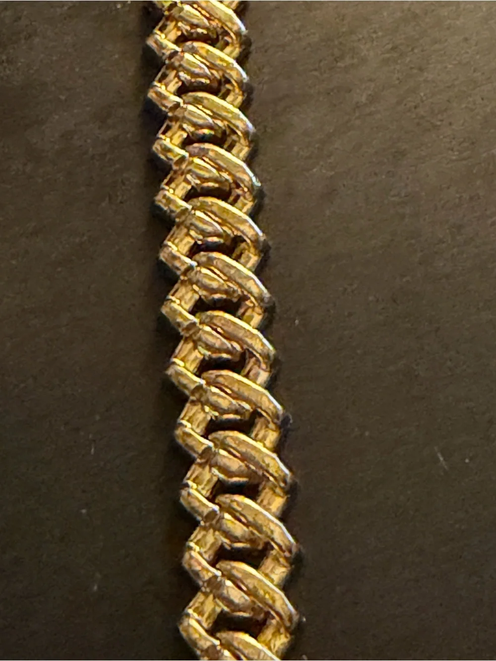 Gold-Tone women’s Iced Watch and Cuban Link Bracelet Set